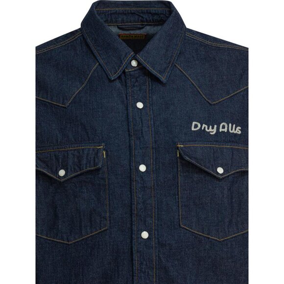 Human Made Denim Western Shirt Tag Size L Men - Picture 3 of 4